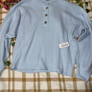 Old Navy Sky Blue Women's Crew Neck Sweater